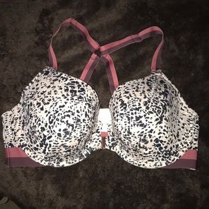 Cacique by Lane Bryant RacerBack Leopard Print Bra